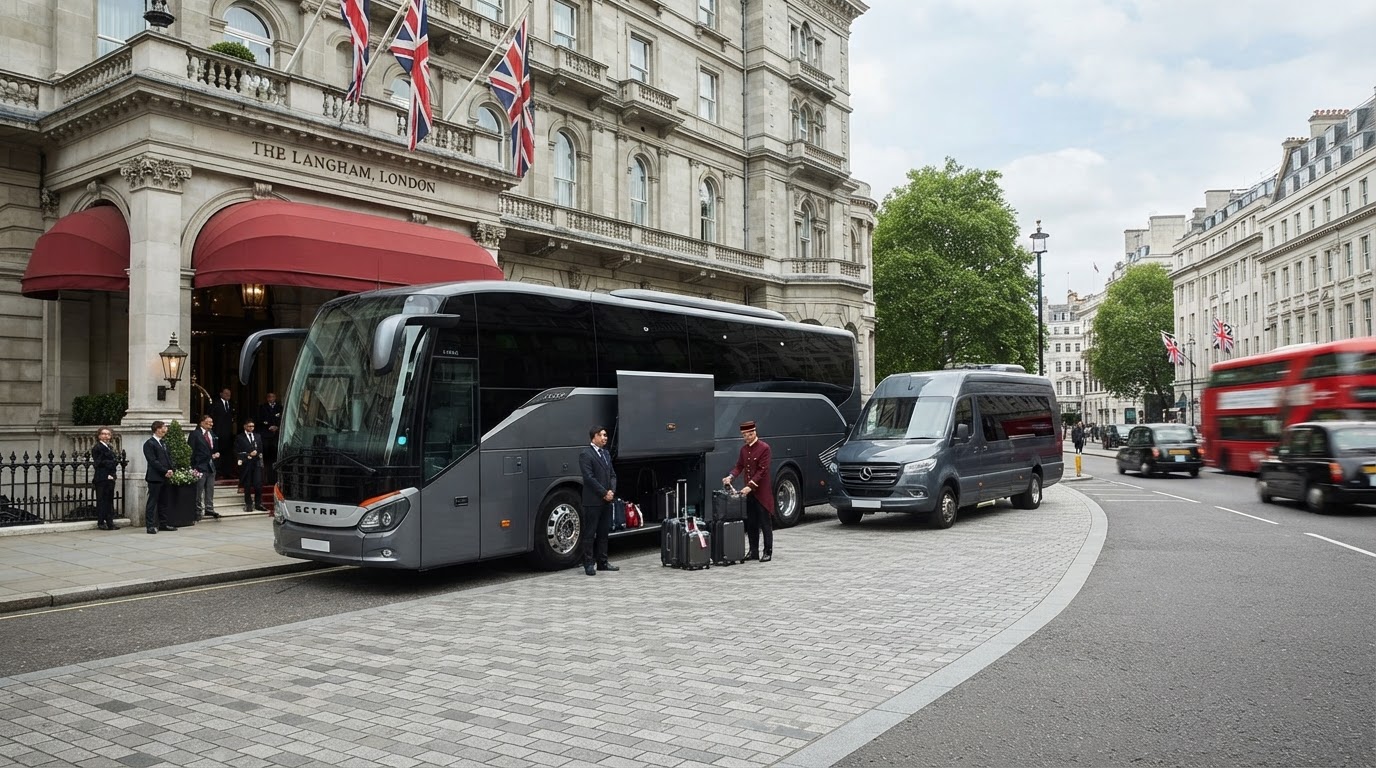 B2B global travel agency coach partnerships for London inbound transport
